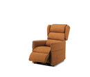 Poltrona Alzapersona 72x80-175x111 cm con Bracciolo Estraibile Dispositivo Medico 1 in Poliestere Nosteo Lenny 641 Marrone 