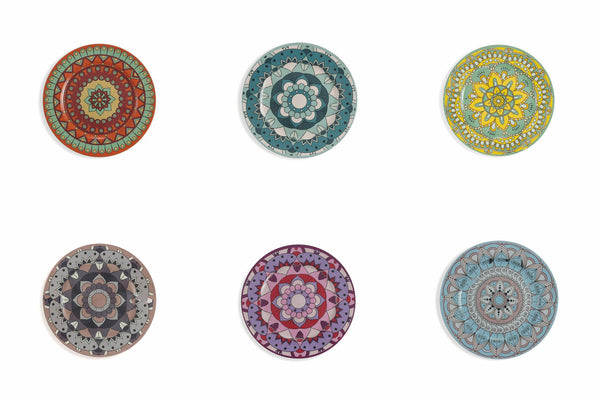 Set mit 6 Platztellern aus Kunststoff Ø33x2 cm Villa d'Este Home Tivoli Cala Saona sconto