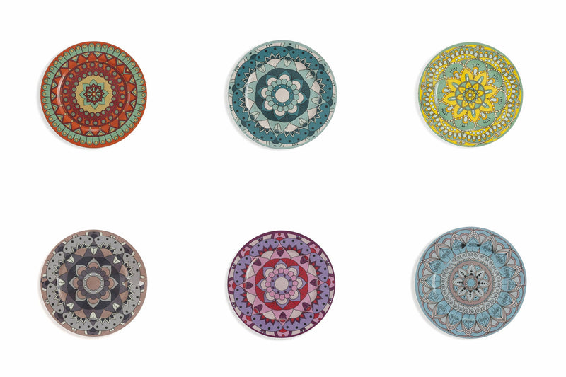 Set 6 Sottopiatti Piani Ø33x2 cm in Plastica Villa d'Este Home Tivoli Cala Saona
