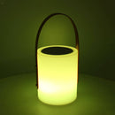 Lampada 12 Led Multicolor Ø16x20 cm Bluethoot in Polietilene Bianca