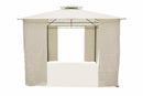 Gazebo da Giardino in Ferro 3x3 mt Soriani Sahara Ecrù