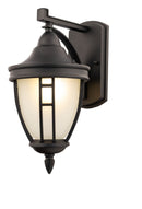 Lampada da parete Outdoor in Alluminio Rivoli Nero