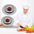 Kit 2 Coperchi Magici Antiodore Ventur Magic Ø27, Ø31 cm Cooker in Acciaio Inox Pomello Rosso