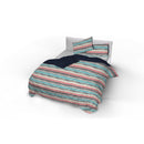 Copripiumino con Federe Stampato in Microfibra Sarah Varie Misure