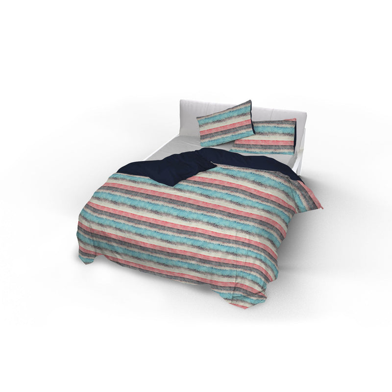 Copripiumino con Federe Stampato in Microfibra Sarah Varie Misure