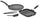 Set 4-teilige Grillplatte + Mehrzweckplatte aus Olympia Hard Cook Antihaft-Aluminiumdruckguss
