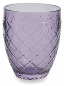 Confezione 6 Bicchieri Acqua in Vetro 350ml Villa d'Este Home Tivoli Rombi