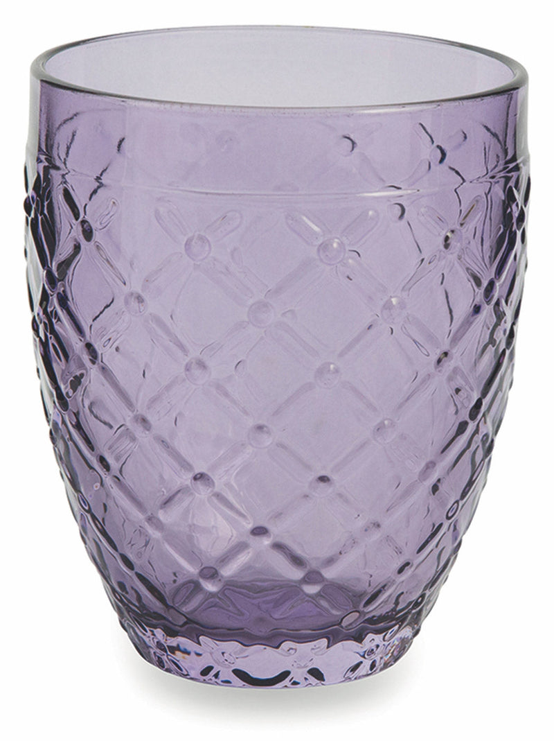 Confezione 6 Bicchieri Acqua in Vetro 350ml Villa d'Este Home Tivoli Rombi