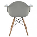 Sedia Moritz 53x47x82 h cm in Legno Grigio