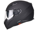 Casco Integrale per Scooter Visiera Lunga CGM Liverpool 317A Nero Opaco Varie Misure