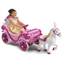 Carrozza Elettrica per Bambine 132x72x87 cm 7,2V con Licenza Disney Princess