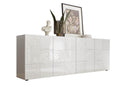 Mobile Buffet in Melaminico 241x42x84cm TFT Blossom Bianco