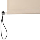 Tenda da Sole Avvolgibile da Soffitto 120x200 cm con Manovella Beige