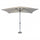 Poly Eco Gartenschirm 2x3 m in anthrazitfarbenem Stahl