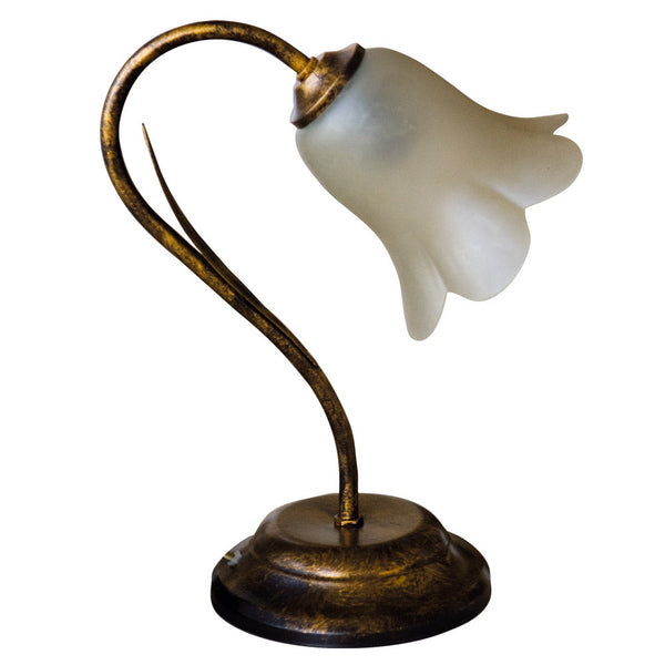 Lampe 1xE14 Brauner Rahmen Nuvolato Strohglas E-Energy Irene acquista