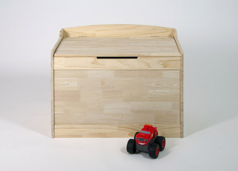 Cassapanca Baule Rettangolarein Legno Pino Grezzo 80x50x60 cm Fumer Sophie