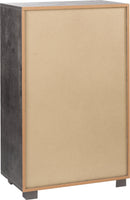 Mobile 4 Cassetti 70x112x41 cm Ossido Nero/Cemento