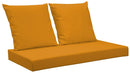 Cuscini per Pallet 120x60 cm Seduta e Schienale in Similpelle Mariotti Belem Arancione