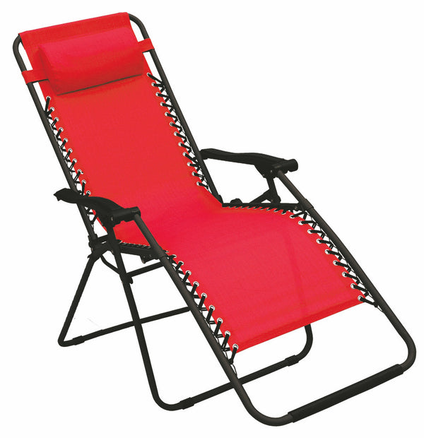 Zero Gravity Klappsessel aus Eisen und Textilene Soriani Gran Relax Rio Rosso acquista