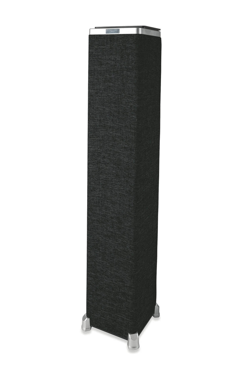 Altoparlante Speaker a Torretta 120W Wireless con Radio in Tessuto Kooper Techno Nero