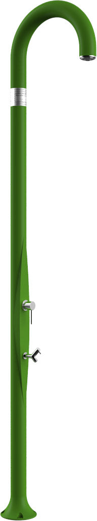 sconto Doccia da Esterno Giardino Miscelatore e Lavapiedi Arkema Funny Yin Verde Chiaro