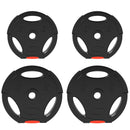Set di 4 Dischi Pesi per Bilanciere totale 30KG - 2x5kg e 2x10kg     