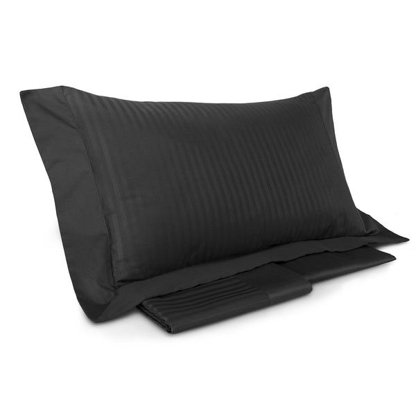 Mitera Rubinschwarzer Bettbezug mit Laken und Kissenbezügen in verschiedenen Größen sconto