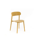 Set 4 Sedie 48x52xH77,5 cm in Polipropilene Cindy Senape