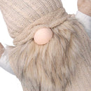 Gnomo tessuto crema cm 32x16xh48