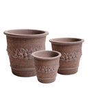 Set 3 Ø 50 39 31 cm Vasi Festonato 