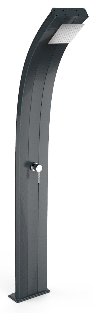 sconto Doccia Solare da Giardino 40L Miscelatore Arkema Dada Grigio Antracite