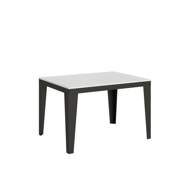 Tavolo Allungabile 120-224x90x80 cm Flame Evolution Bianco Frassino sconto