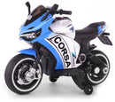 Moto Elettrica per Bambini 12V Miller Corsa Blu