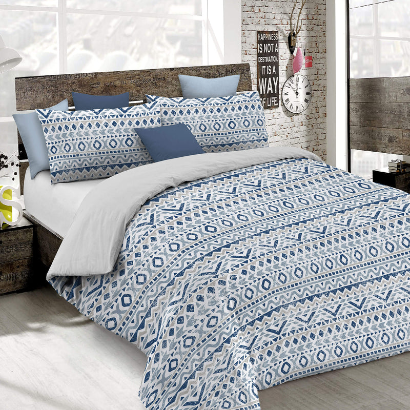 Copripiumino Double Face con Federe Stampato Hellas