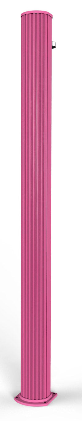 Doccia Solare da Giardino 40L Miscelatore e Lavapiedi Arkema Big Jolly Fuxia