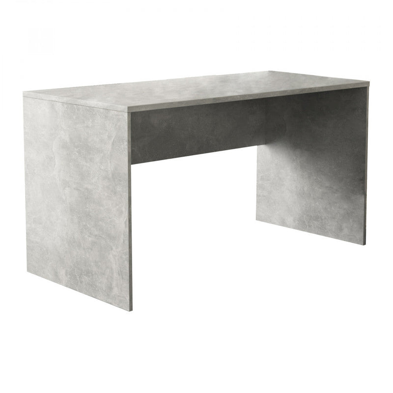 Scrivania Josie 138,5x68x75 h cm in Truciolare bilaminato Grigio Effetto Cemento