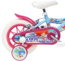 Bicicletta per Bambina 12" 2 Freni Gomme in EVA Sea Life Verde Marine e Rosa