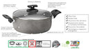 Batteria di Pentole 5 Pezzi in Alluminio Antiaderente Olympia Rockers