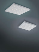 Plafoniera da Interno a LED in Metallo Bianco Opaco