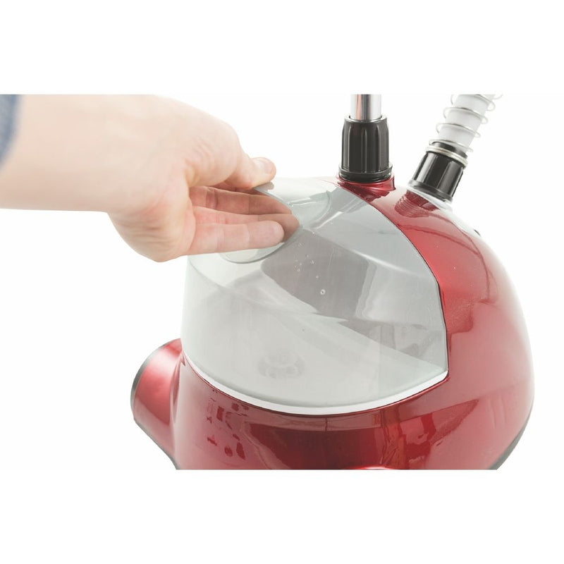 Stiratrice a Vapore Verticale 1,7L 1800W con Asta Telescopica Kooper  Rosso