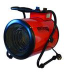 Generatore di Aria Calda Riscaldatore Elettrico 3000W Jessen MHTeam EH4-03 Rosso