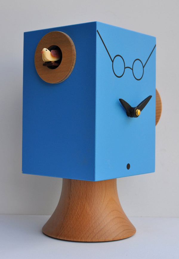 Freistehende Kuckucksuhr 15X24X11Cm Pirondini Italia Faccine J.Lennon Hellblau prezzo