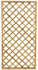Pannello Grigliato per Rampicanti 100x180 cm in Legno Impregnato