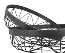 Svuota Tasche Raw Set 2 Pz Ø35,5x9,5 - Ø30,5x8 cm in Ferro Nero