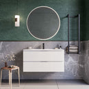 Mobile bagno sospeso 80 cm Rovere Cartagena Seattle con Specchio Bonussi