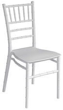 Sedia Impilabile da Giardino 41x49x90 cm in Polipropilene Bianca