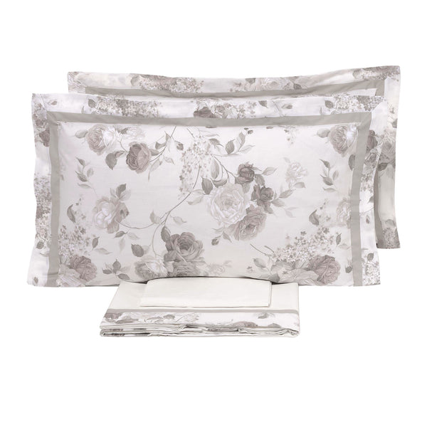 Doppellaken-Set oben und unten und Kissenbezüge mit Garrini Lauren Corda-Print acquista