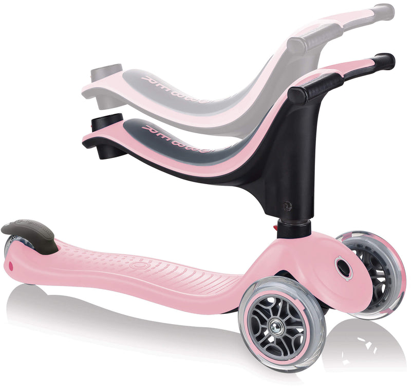 Monopattino Passeggino Triciclo a 3 Ruote Globber Go-UP Sporty Rosa