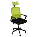 Set 2 Sedie da Ufficio Direzionale 58x126x50 cm in PU Lime