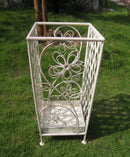 Portaombrelli Juliette 22x46 h cm in Acciaio Bianco